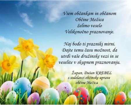 Velikonočna čestitka 2022